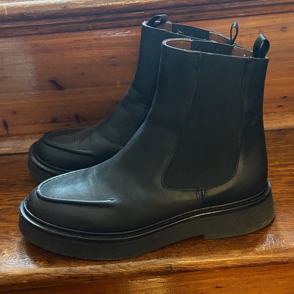 Anonymous Black Leather Boots-Like New